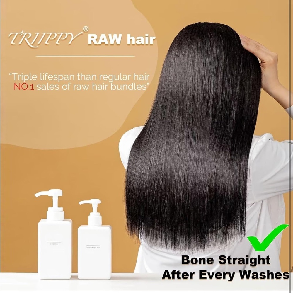 Raw Hair Single Bundle, (16 Inch/Pack) 100% Raw Cambodian human Hair - Picture 5 of 7